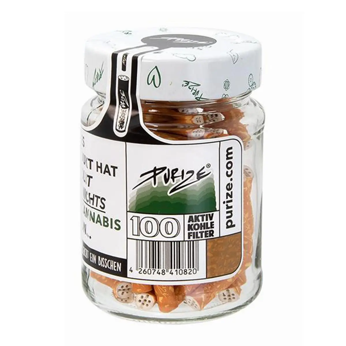 Filtro a carbone attivo PURIZE® - XTRA Slim Size 100pz - Spy