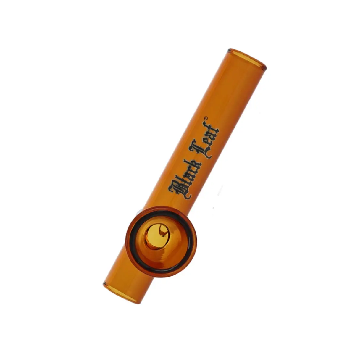 Black Leaf pipa kawumm in vetro bronzo