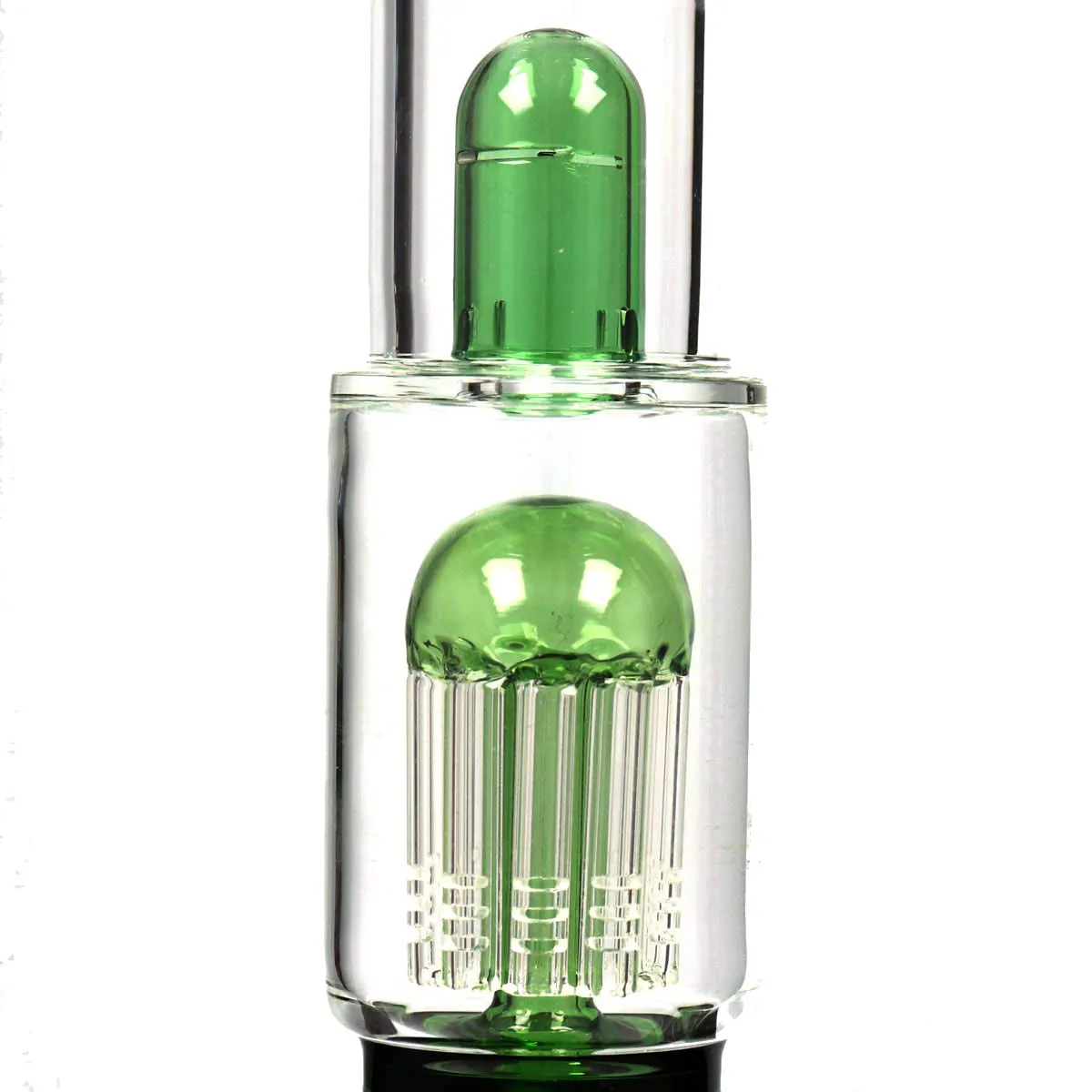 Grace bong in vetro "Prurient Green Penny" 35cm