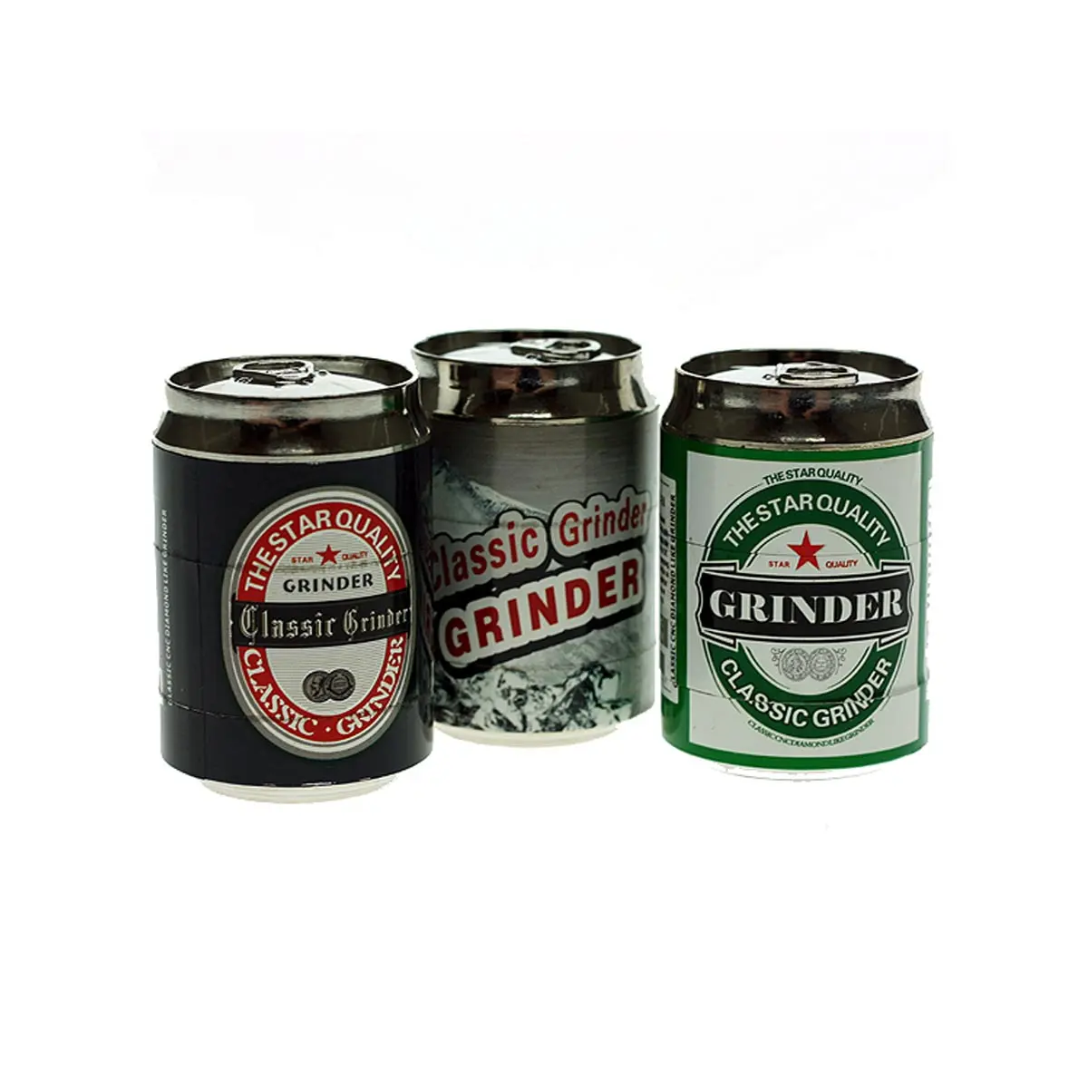 Grinder con setaccio lattina di birra