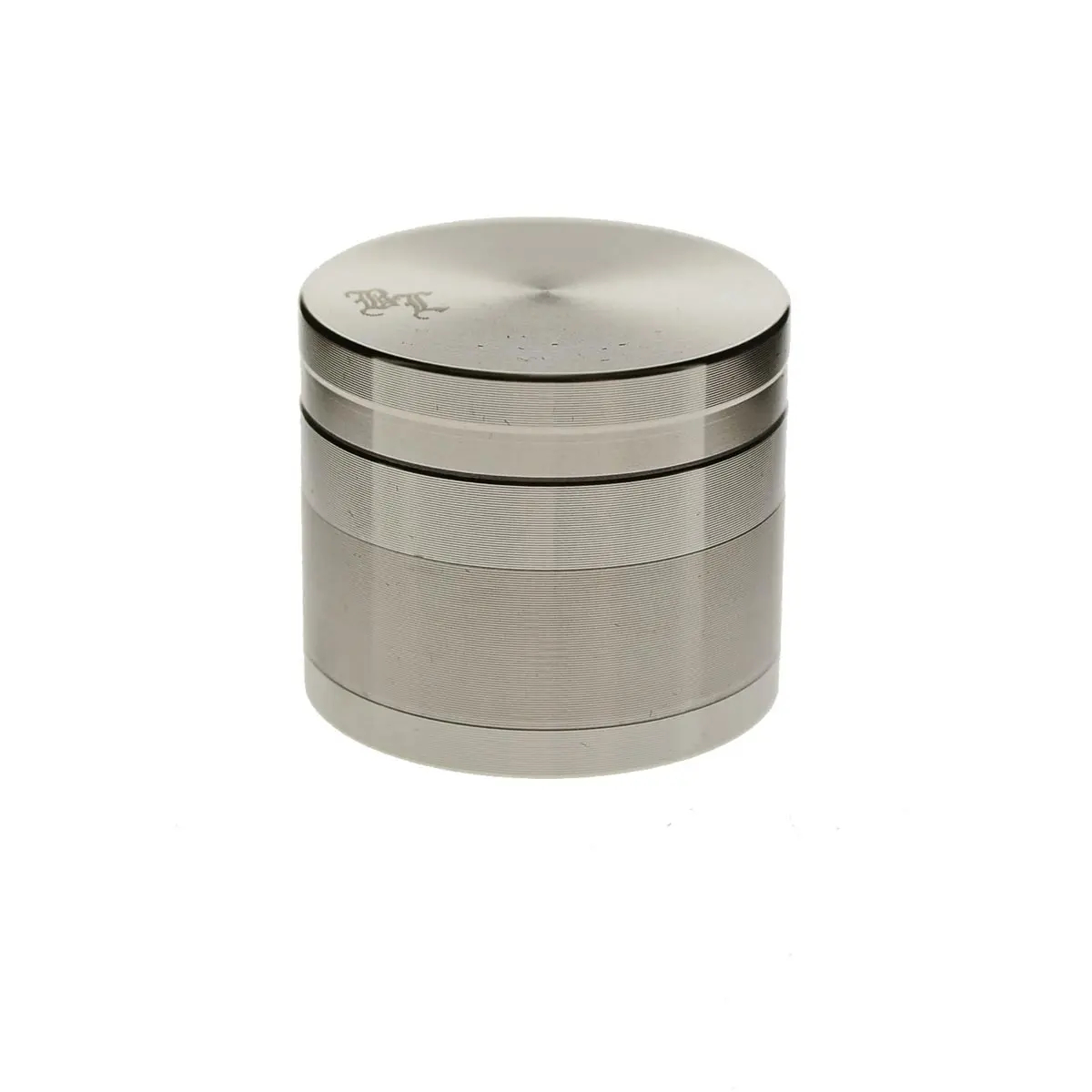 Grinder Black Leaf in acciaio inox 4 parti - 38 mm