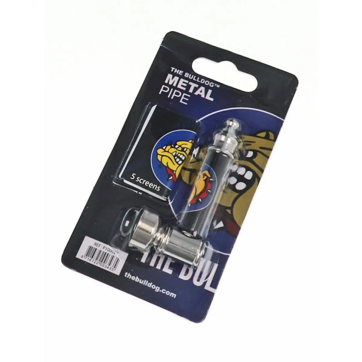 Il Pipa di metallo Bulldog + schermi