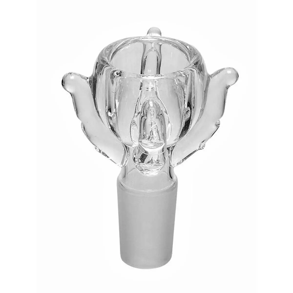 Braciere di vetro con artiglio 18,8 transparente