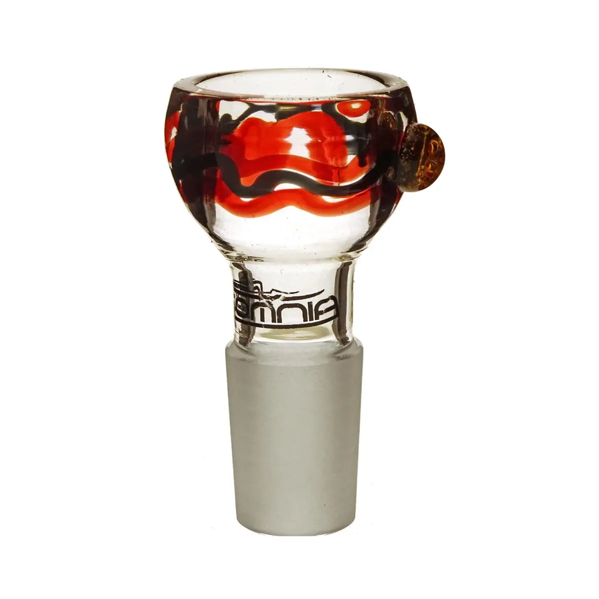 Braciere in vetro Insomnia Wave Bowl 18,8 - rosso