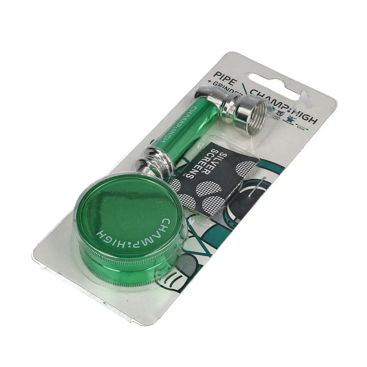 Set di pipe Champ High con smerigliatrice