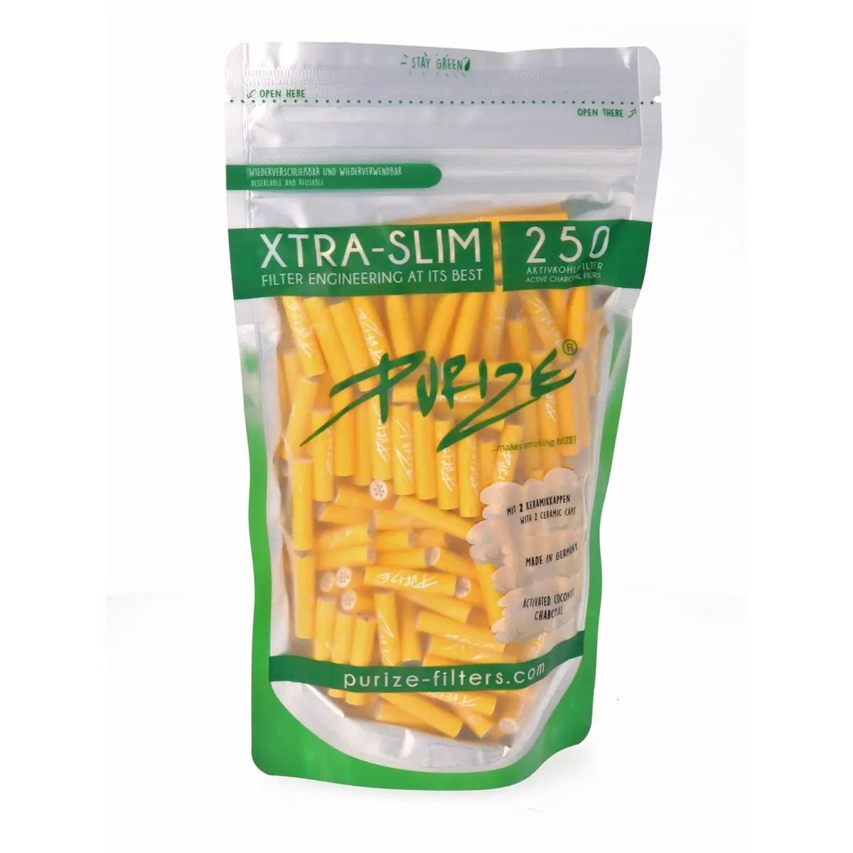 PURIZE® – XTRA Slim Size 250 giallo
