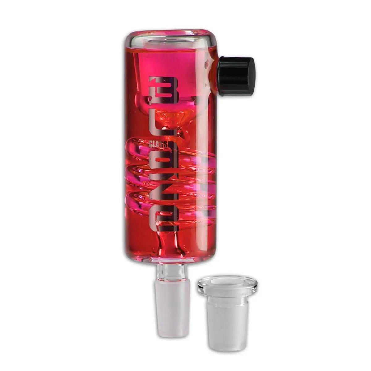 Blaze Glass 'Spiral' Raffreddatore a gel 14,5/18,8 - rosso