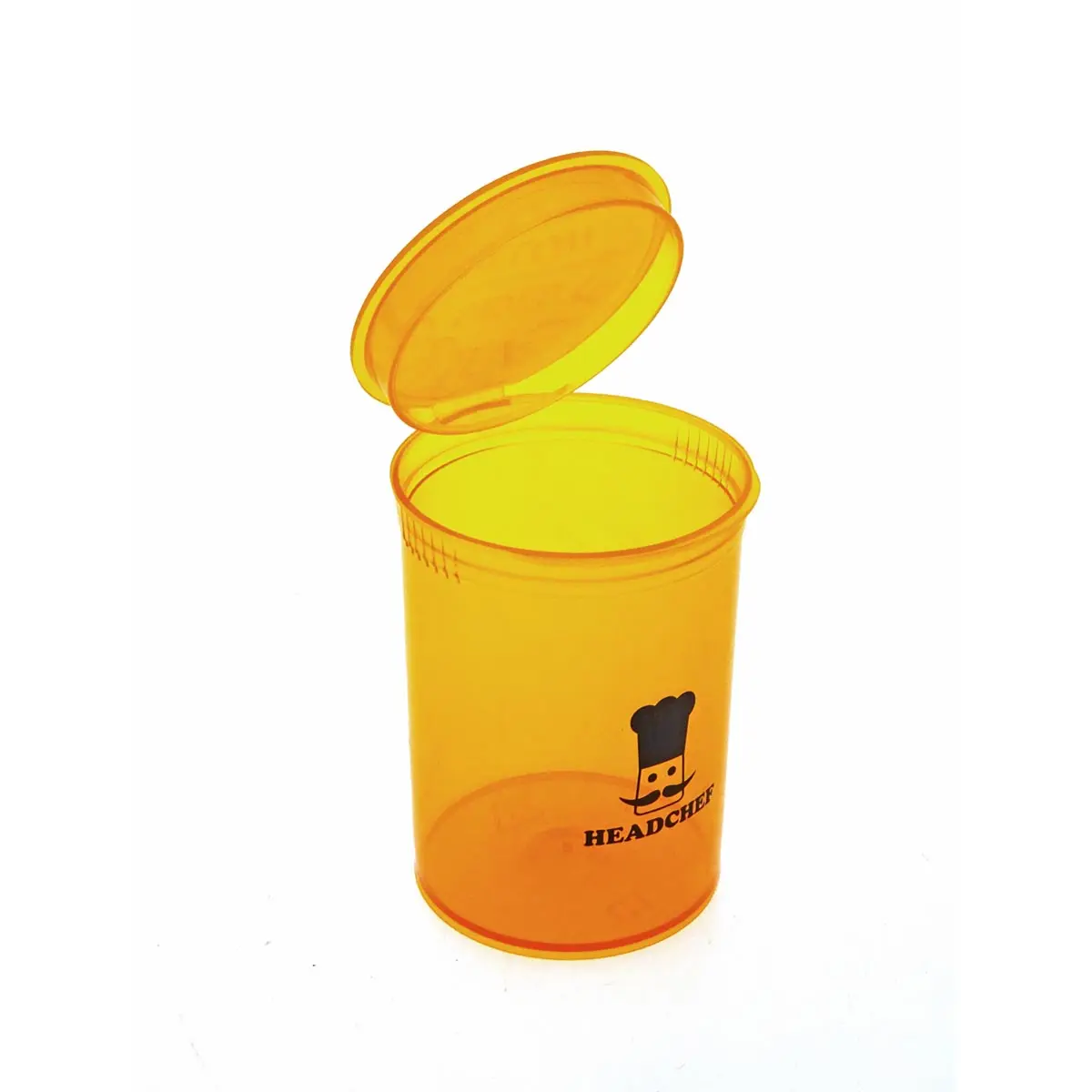 Headchef Pop Top lattina di plastica piccolo arancione