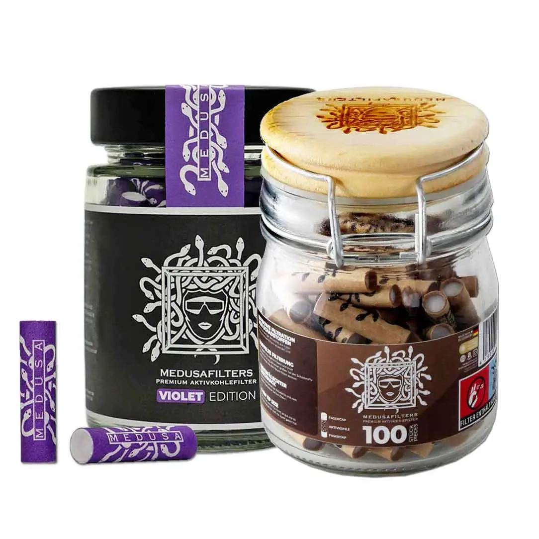 Medusa Filters Filtri a Carboni Attivi 6mm 100 Pezzi