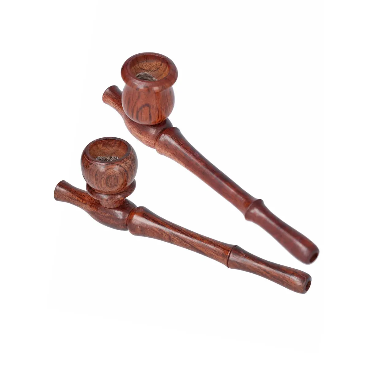 Tubo di legno con coppa a vite 15cm