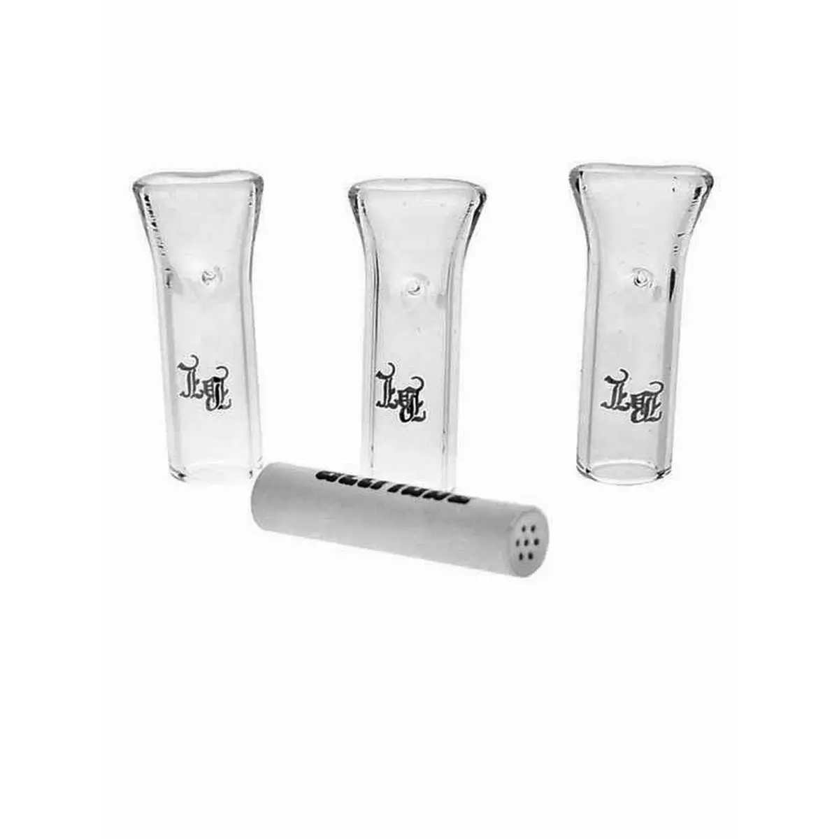 Black Leaf Tips con filtrazione a carbone attivo 3 pz. - slim / regular