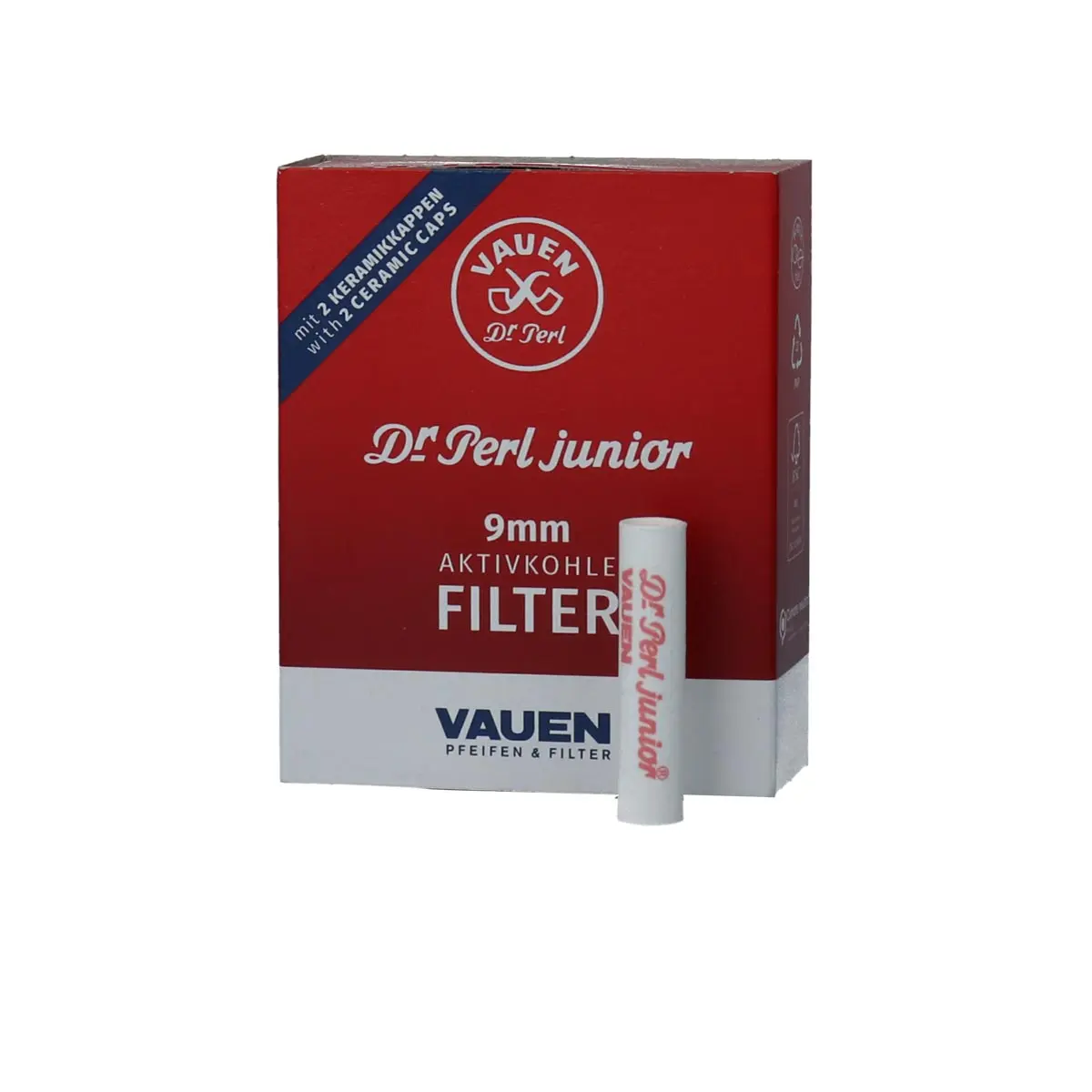 Dr. Pearl Junior filtro a carboni attivi 40pz 9mm