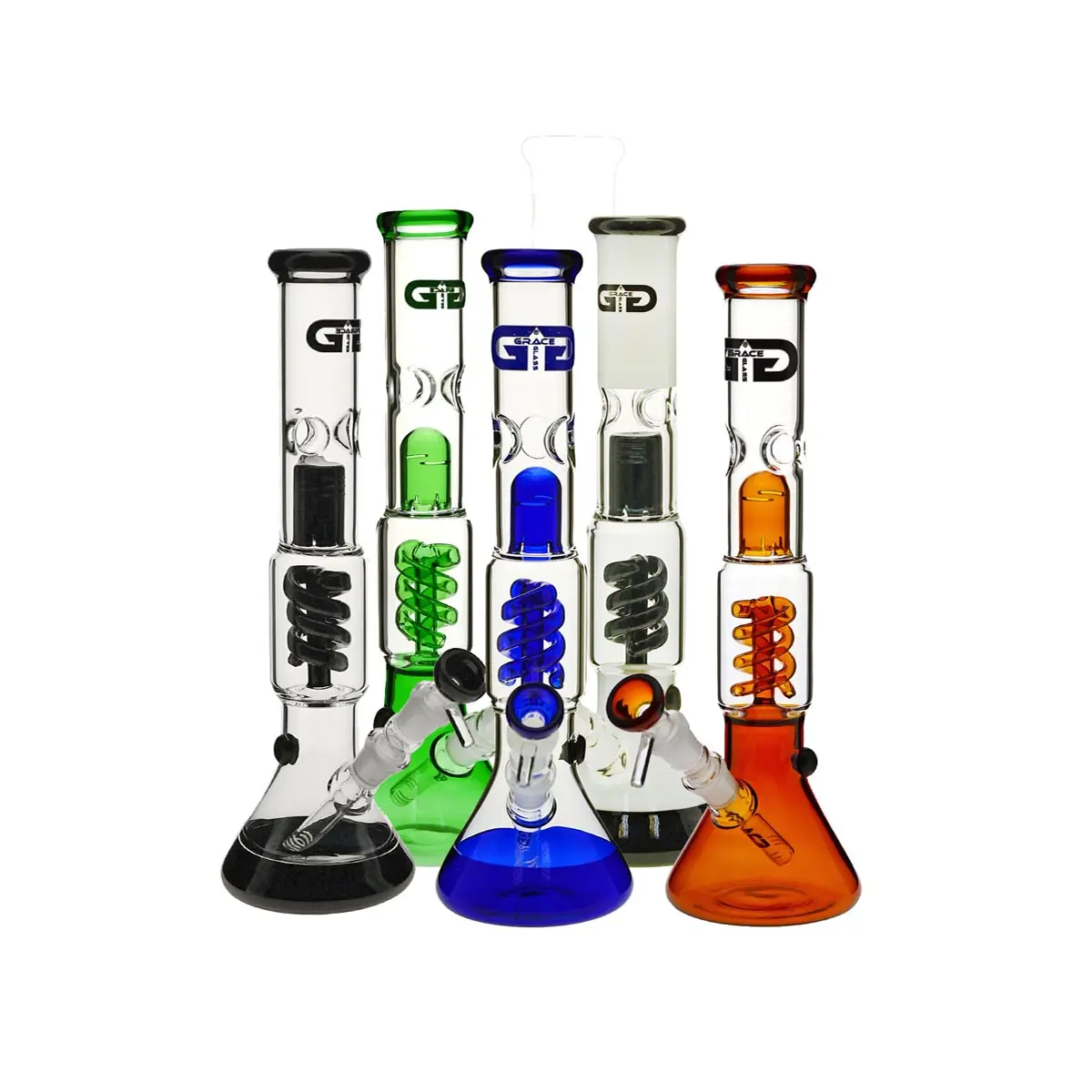 Grace bong in vetro "Lizzy" 35cm