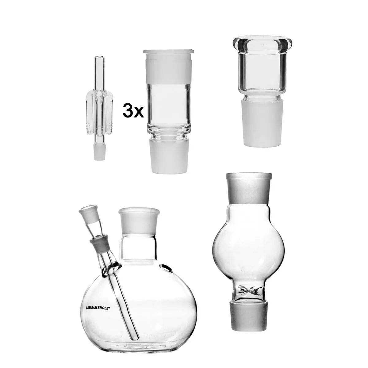 Bong modulare globo 2000ml + ICE + 3x Perc