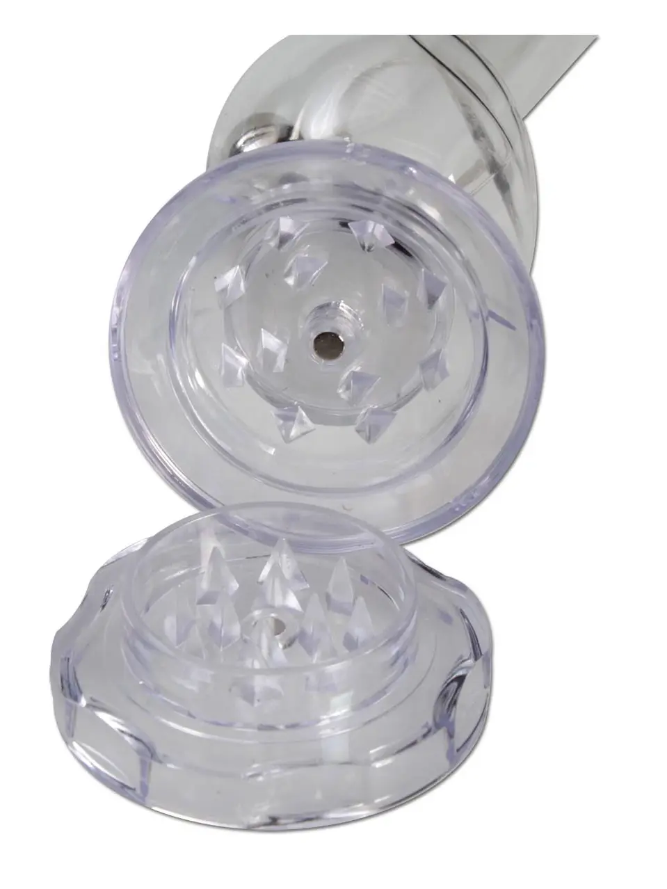 Mini Bong + Grinder acrilico 17cm "Cone"
