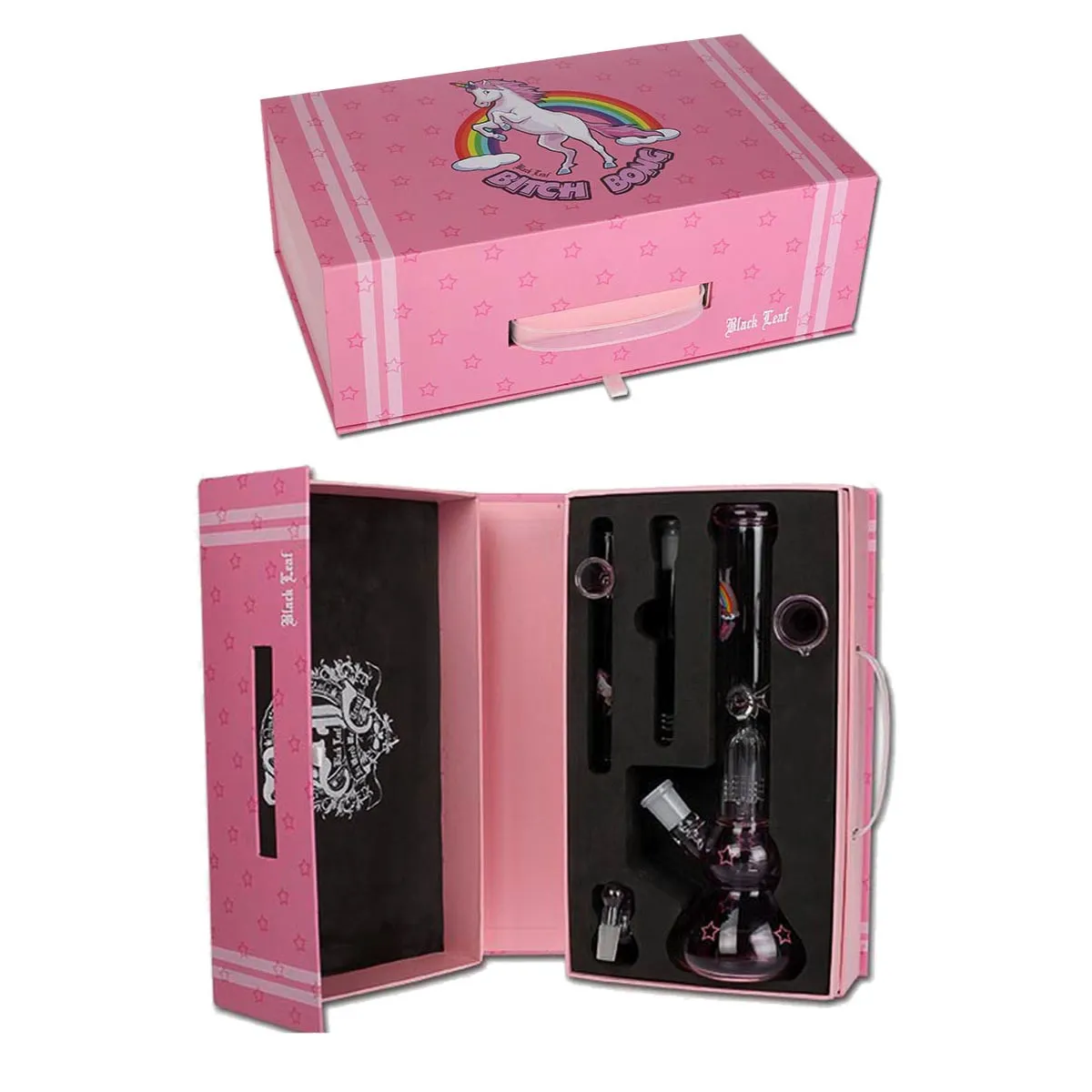 Bong in scatola "Bitch Bong" di Black Leaf con pre-raffreddatore
