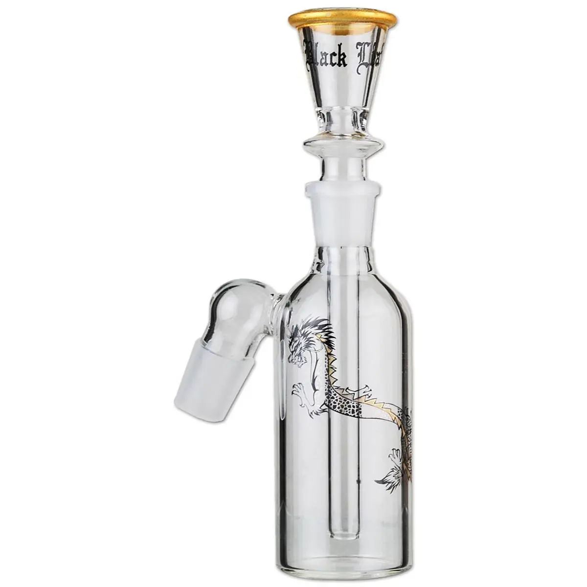 Black Leaf Bong GTI Drago d'oro dritto ICE