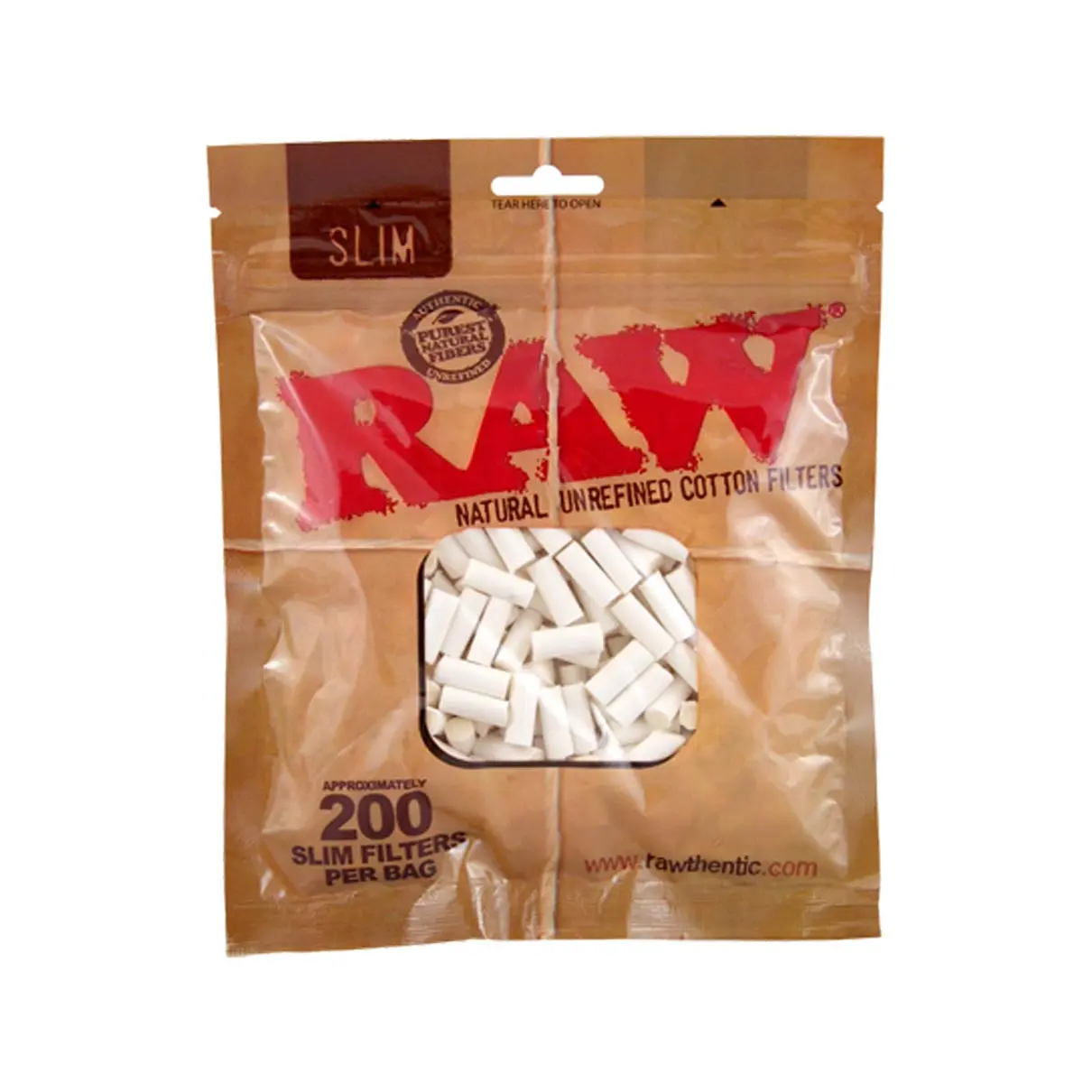 RAW filtri per sigarette slim 6mm
