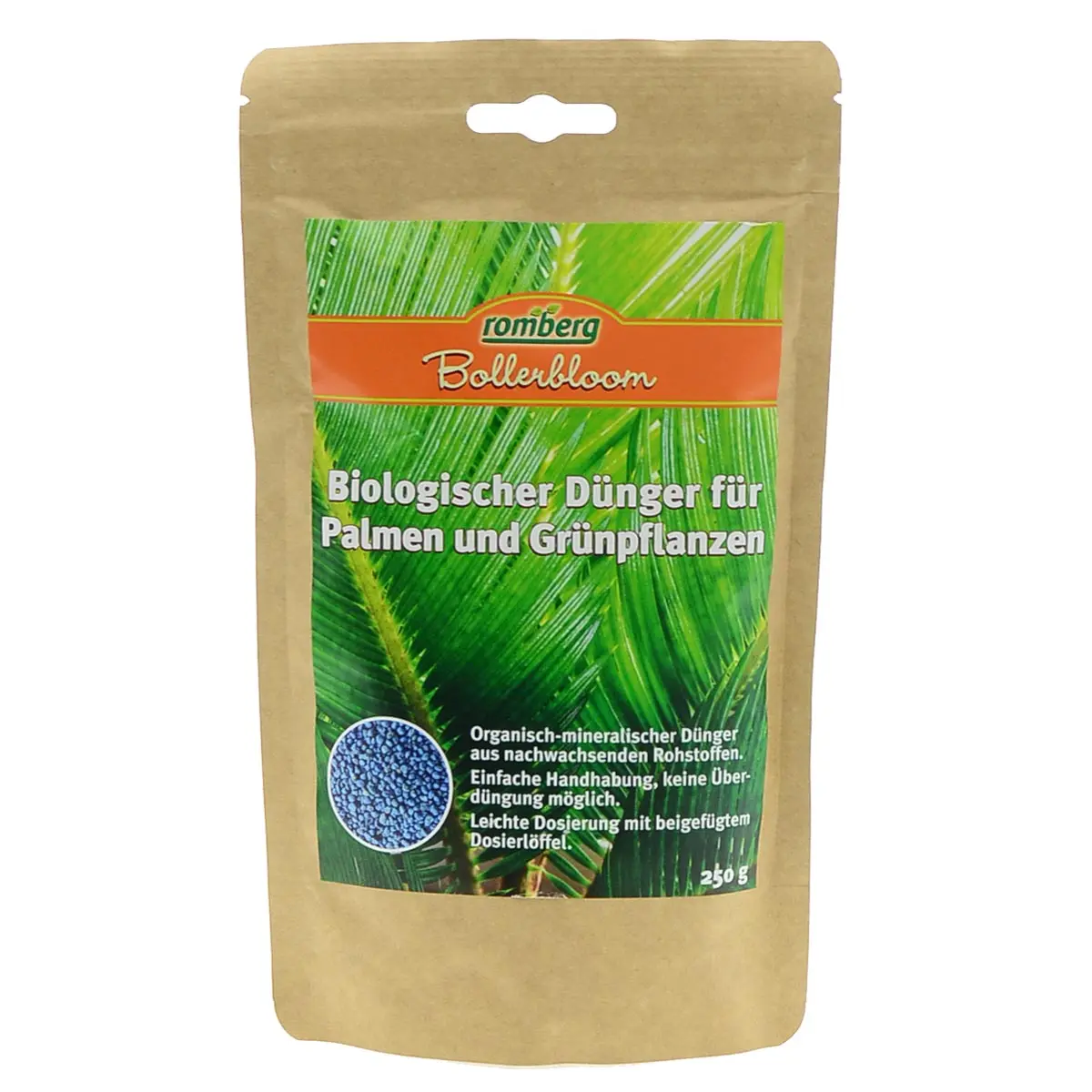 Fertilizzante organico per palme e fogliame, 250g