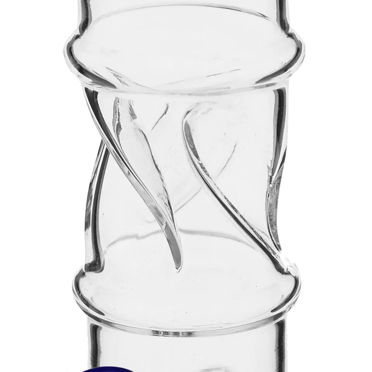 Bong ghiaccio blu Smoke - 14,5