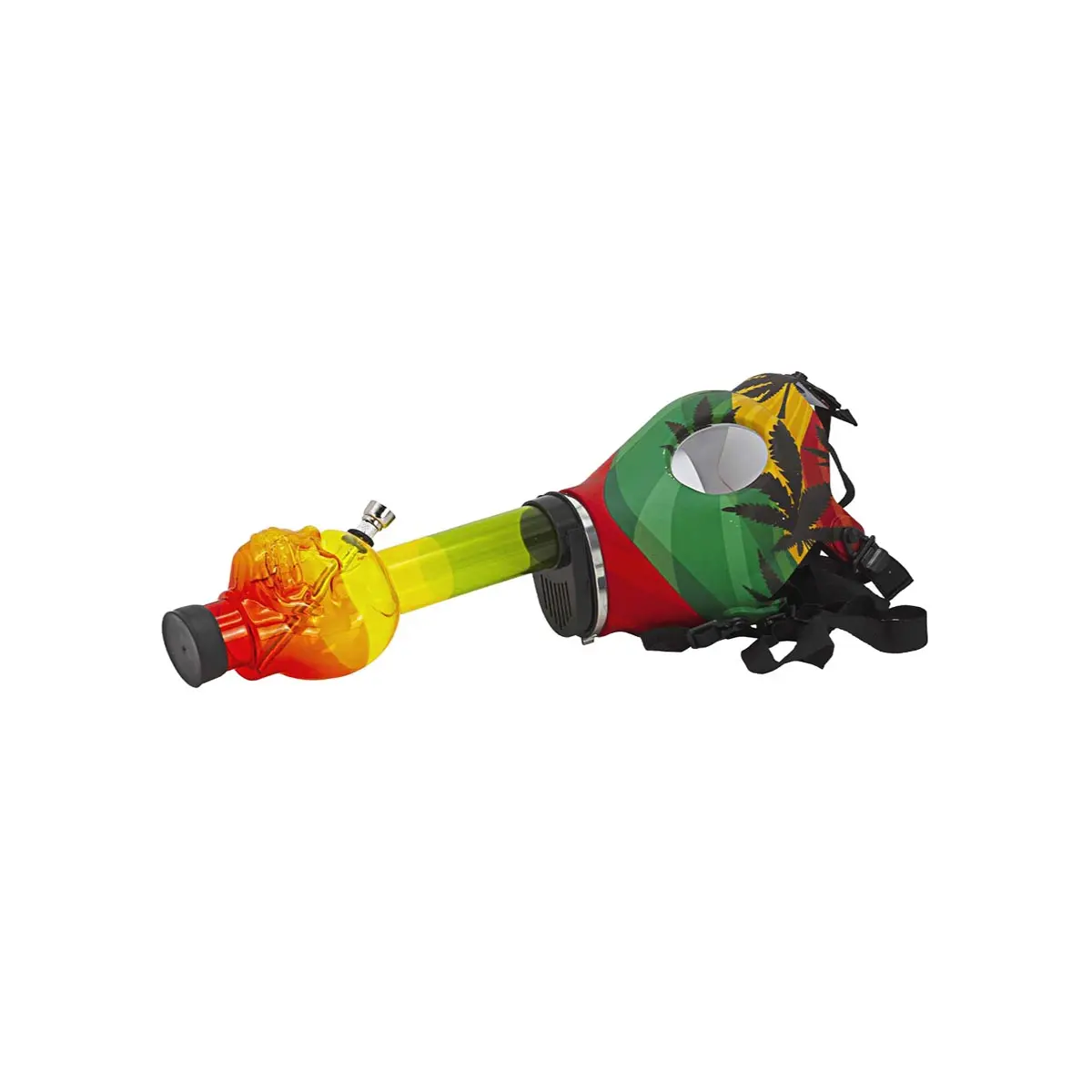 Bong+  maschera antigas 'Rasta'