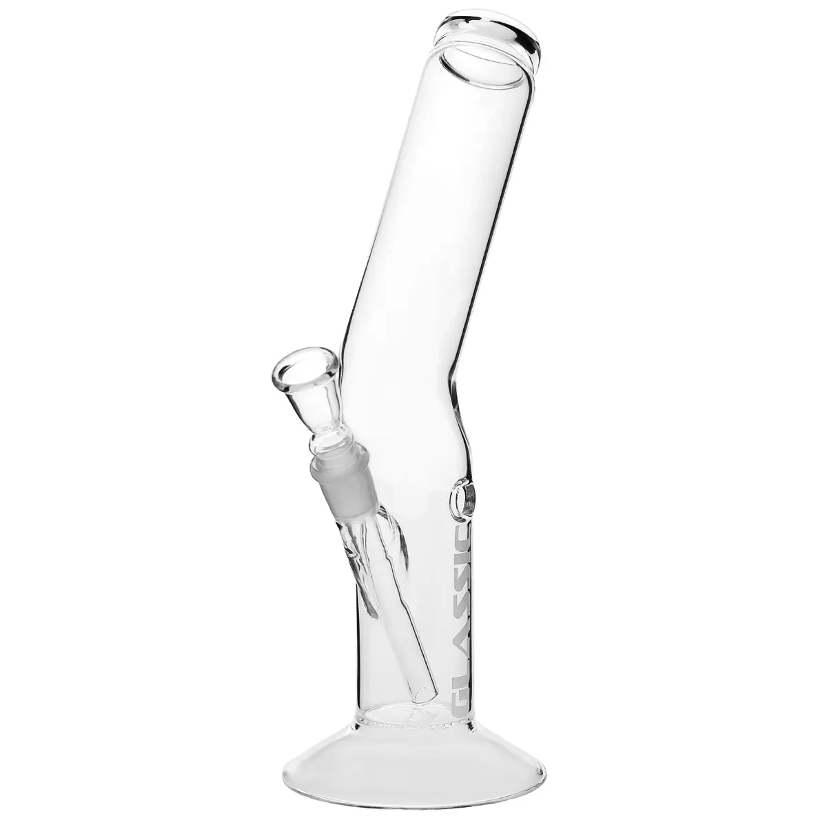 Glassic Bong in vetro curvo 33 cm