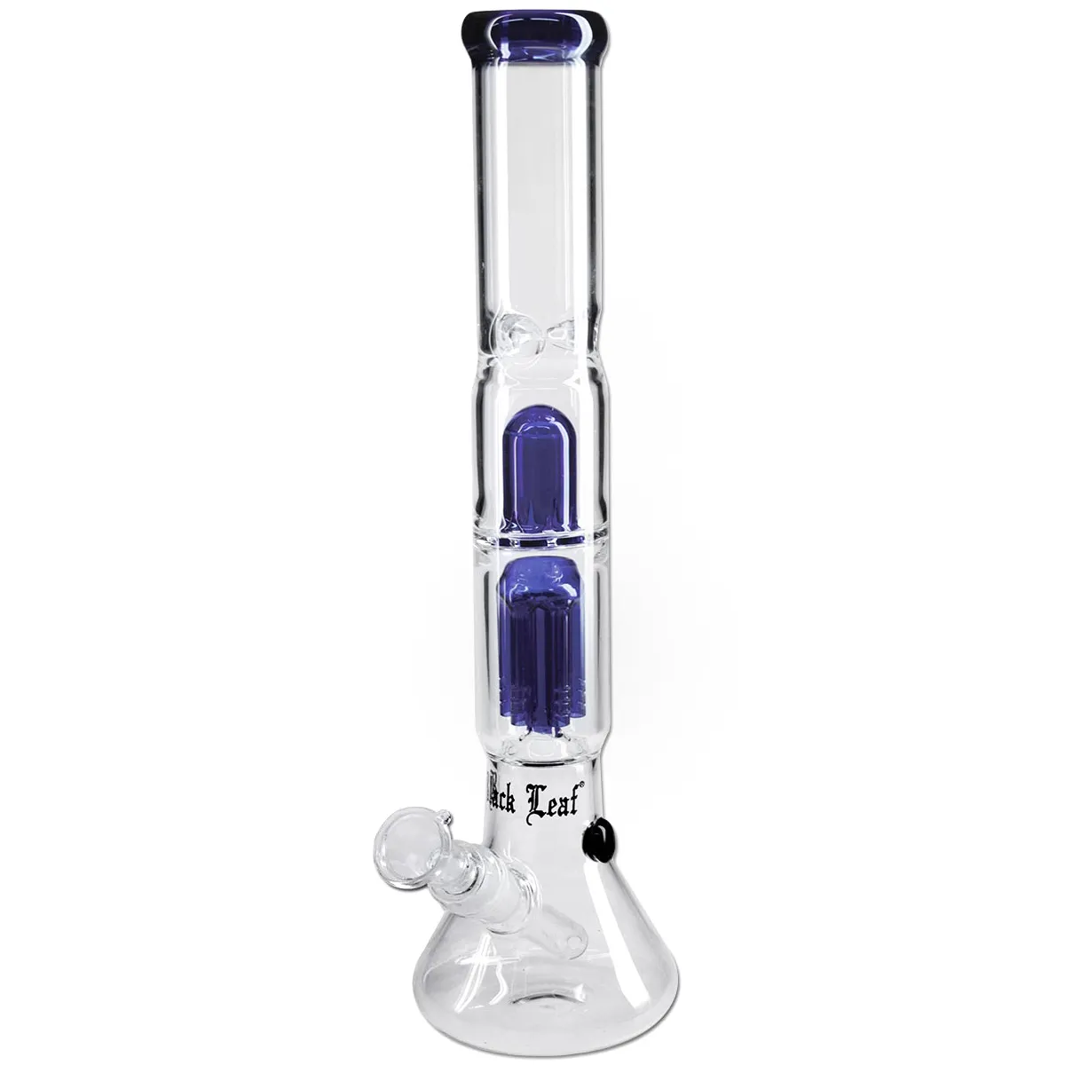 Black Leaf bong con Percolatore Bong ghiaccio Blu