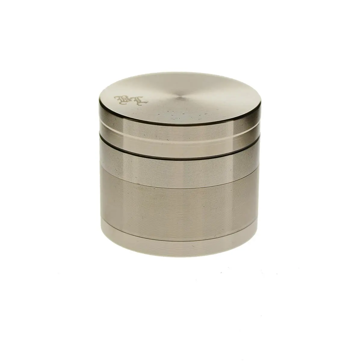 Grinder Black Leaf in acciaio inox 4 parti - 59 mm
