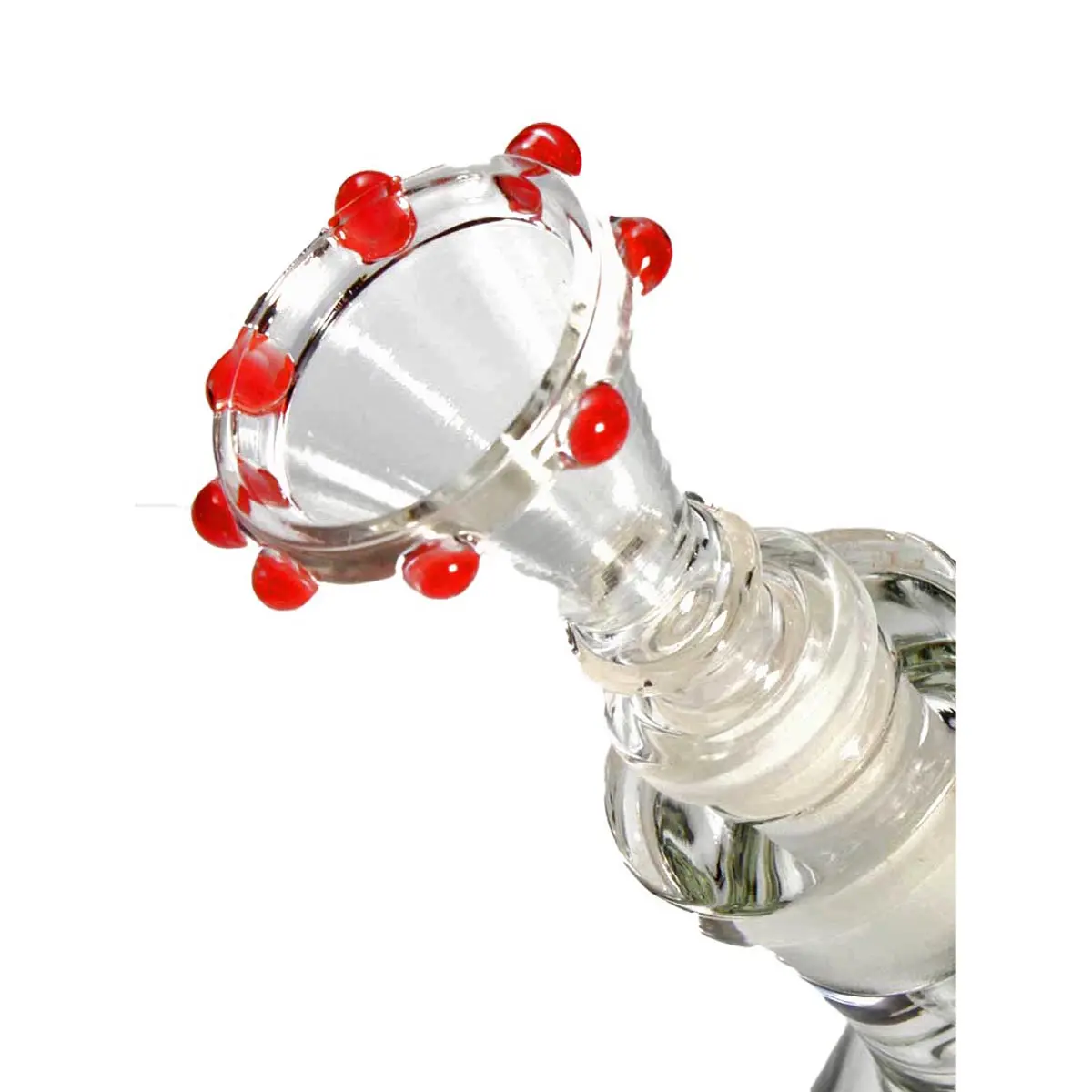 Black Leaf 9mm Bong "Solid Smokynator" rosso/giallo