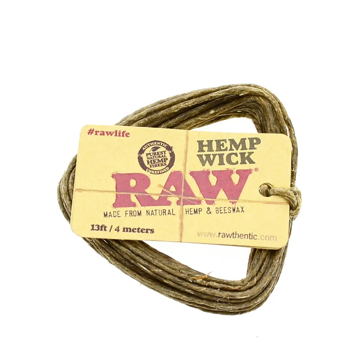 RAW Hemp Wick 1m + distributore