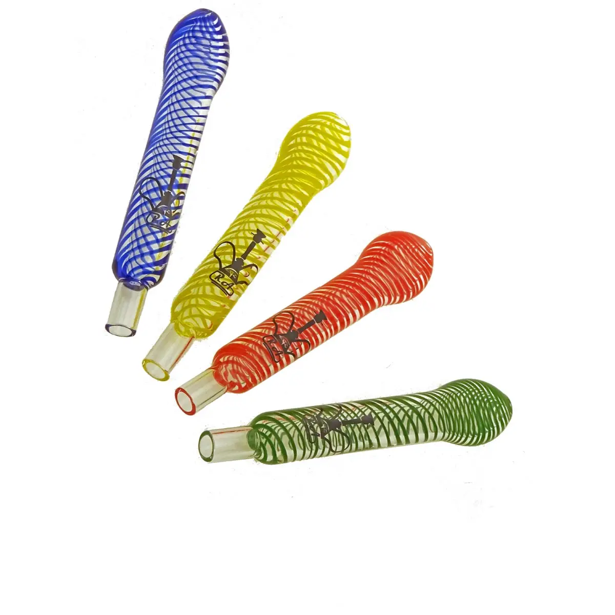 Shisha 'RA' Shisha Boccaglio in vetro a spirale