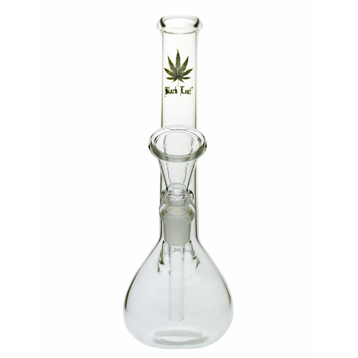 Bong in vetro Black Leaf JOE 20 cm