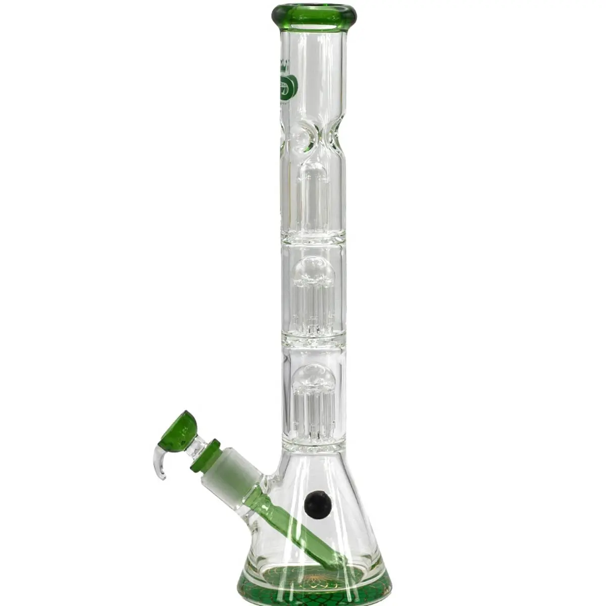 Grace Glass 'Becher mit dreifachem Baum-Perkolator' 40 cm verde