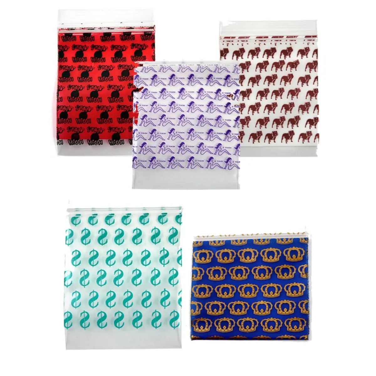 Sacchi con chiusura 50 x 50 mm 100 pz