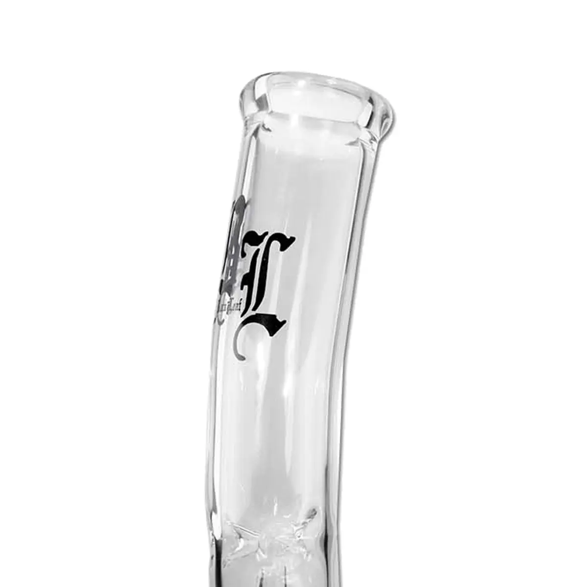 Black Leaf ice bong con percolatore a 4 bracci 33 cm