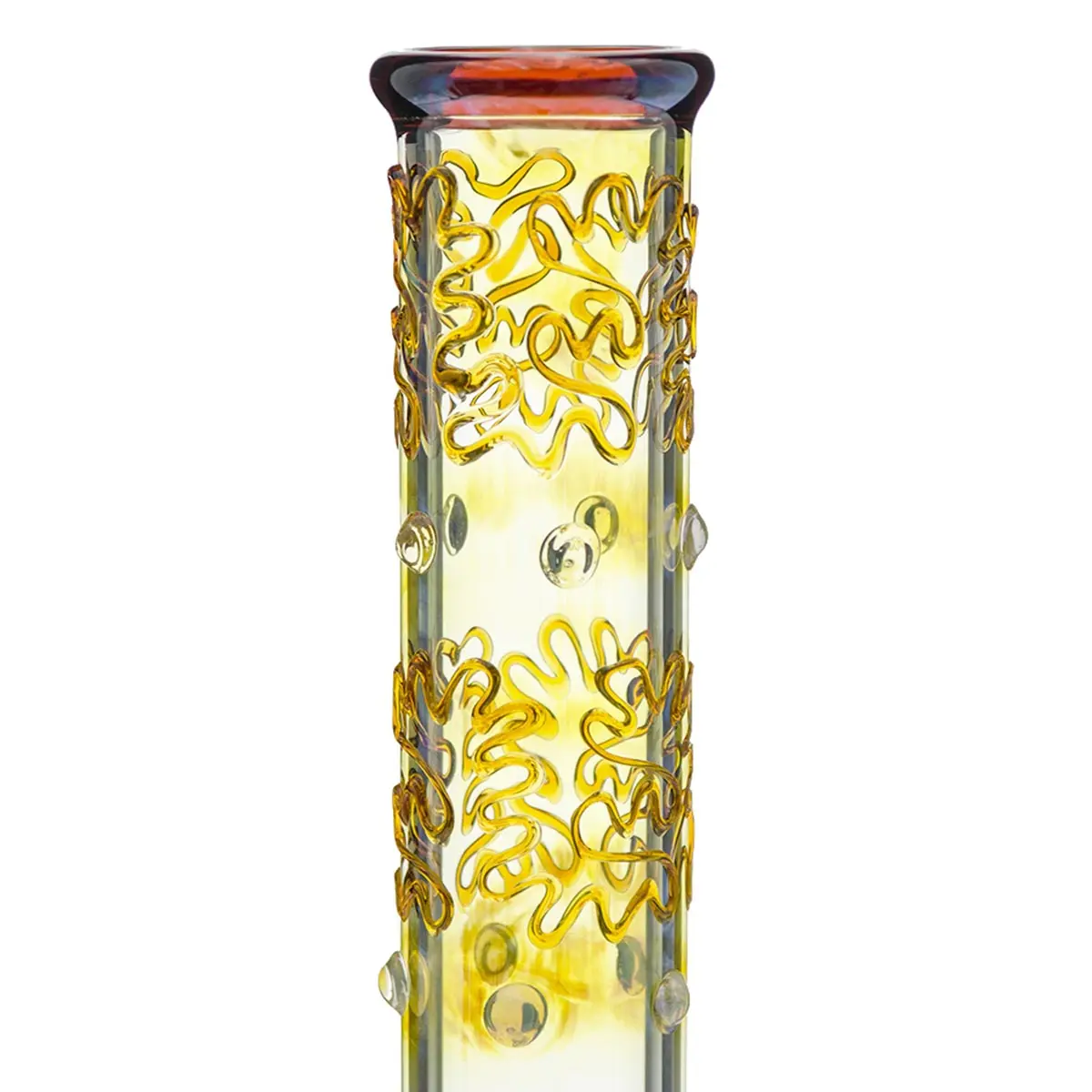 Grace bong in vetro "Playful Red Patty" 50cm