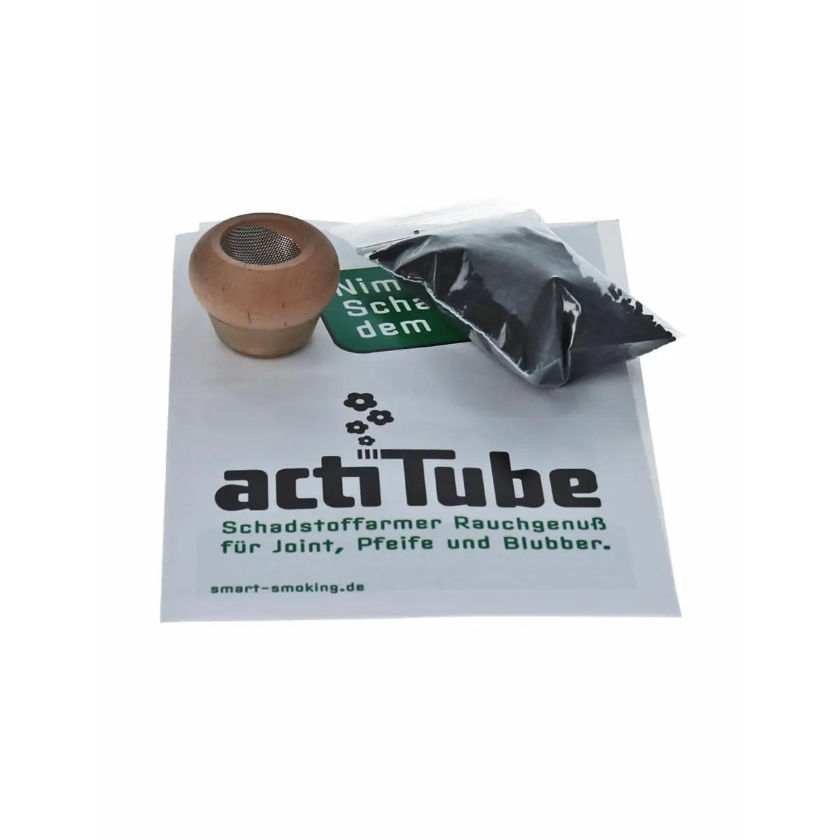 actiTube Drop Out braciere legno di pera grande