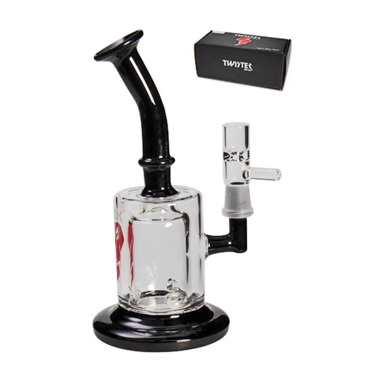 Bong in vetro Black Leaf Twister 14,5