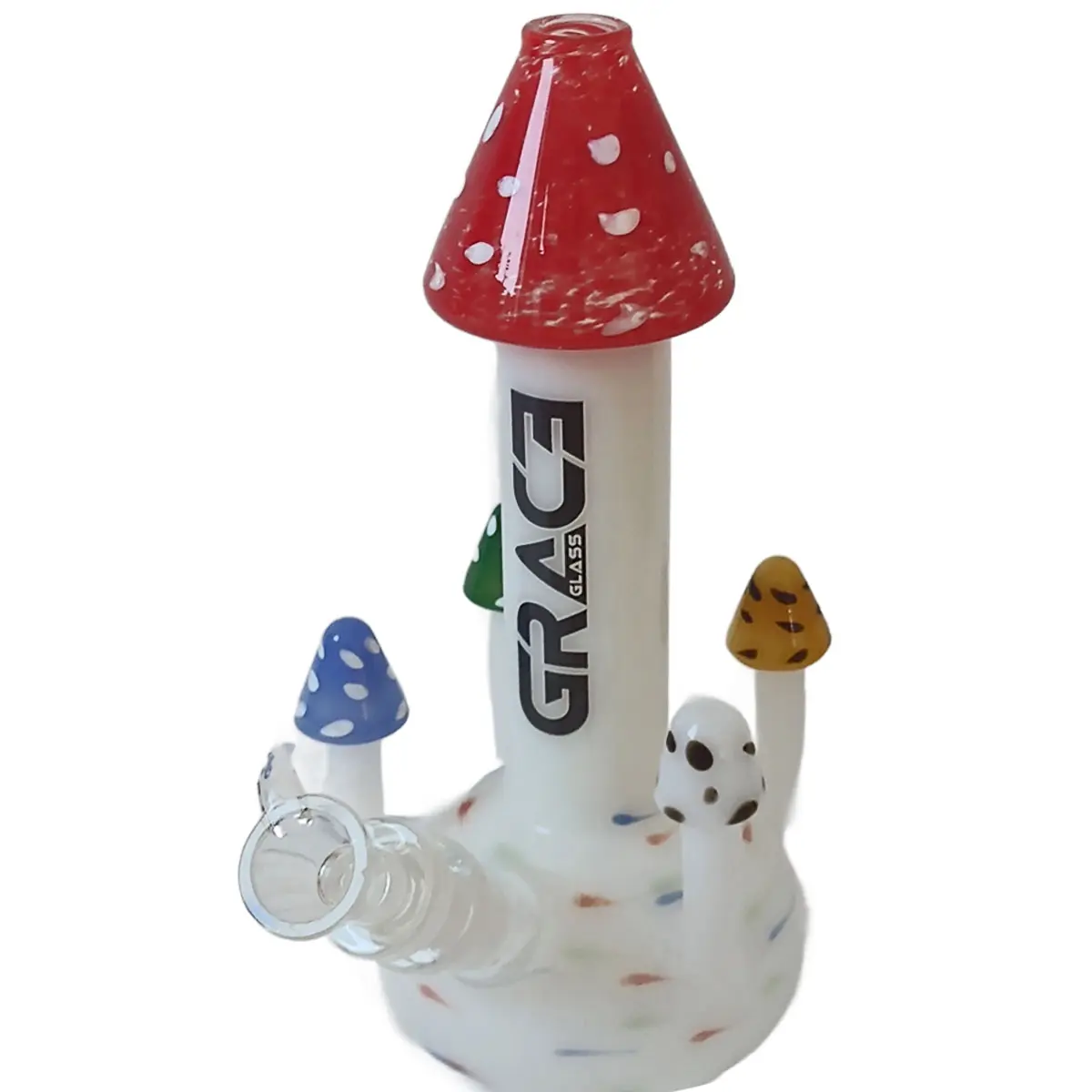 Grace Glass 'Magic Mushrooms' 24,5cm