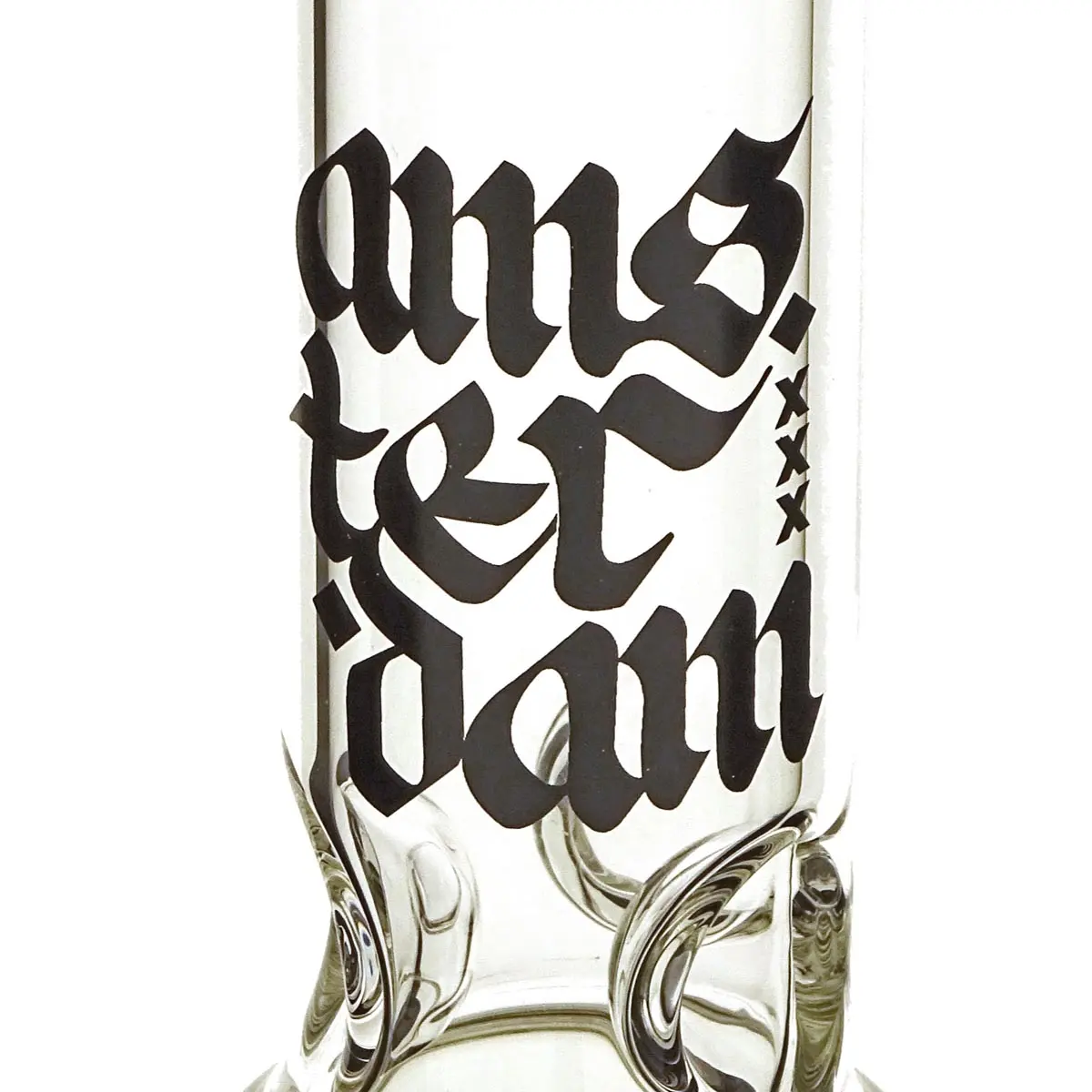 AmsterdamXXX Gold Line Bong conico 18,8 mm blu