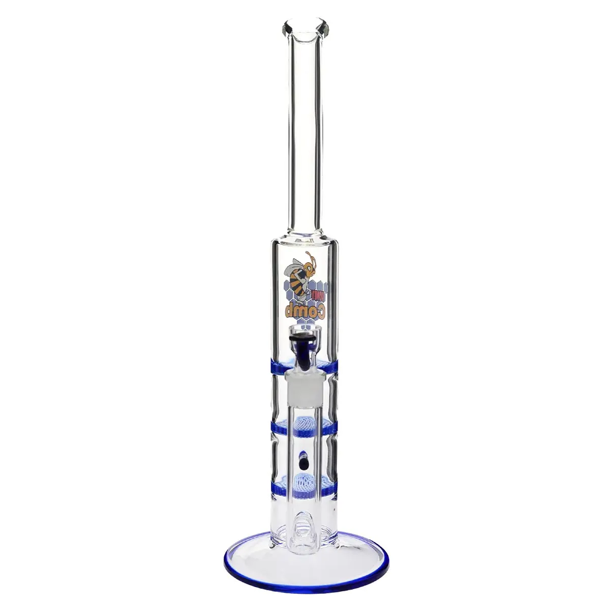 Black Leaf Bong Triple Colored Honeycomb 42cm