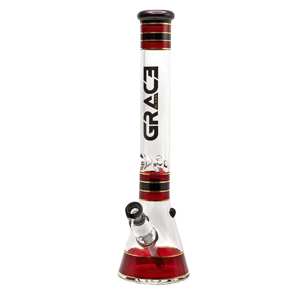 Grace Glass 'Classic Beaker' 18,8 - rosso