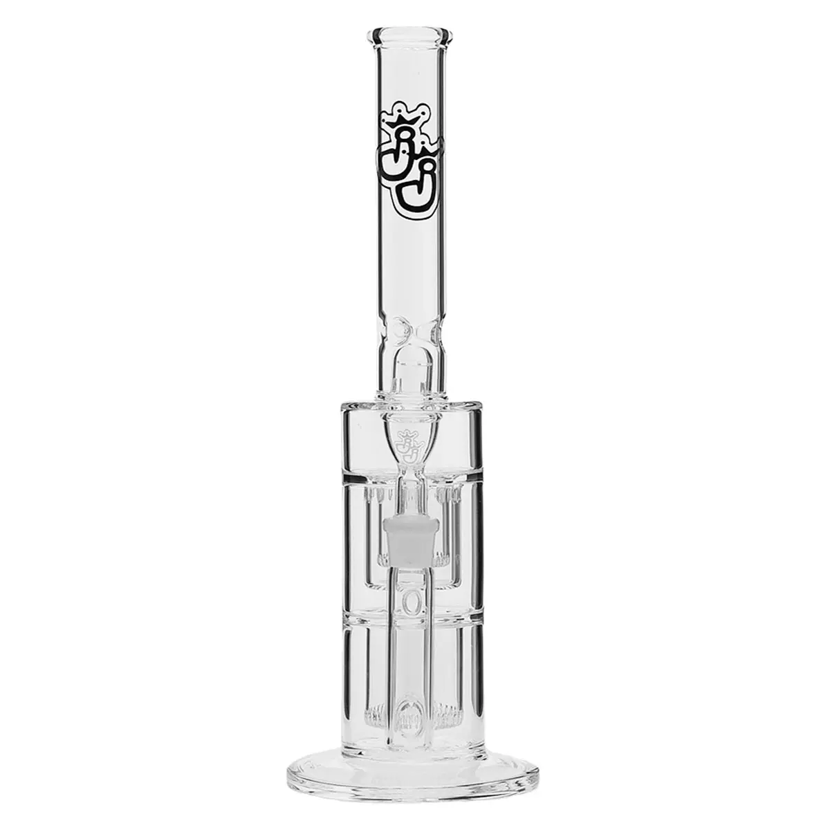 Jelly Joker bong in vetro perc doppio "Cold Fusion Reactor"