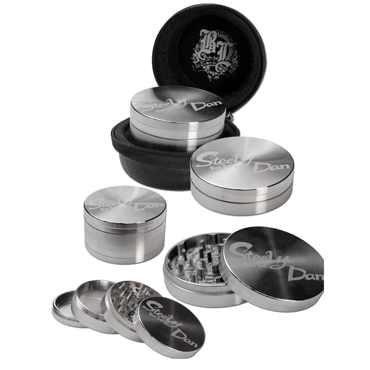 Grinder in acciaio Steely Dan in borsa