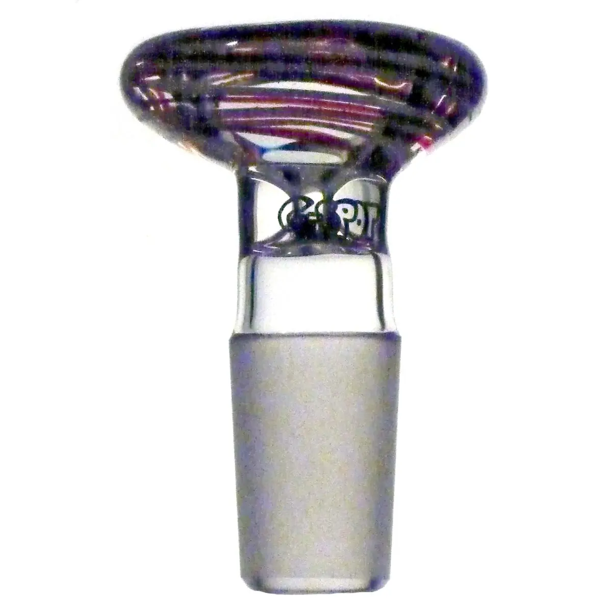 G-Spot braciere puro colorato rosso / bianco 18.8