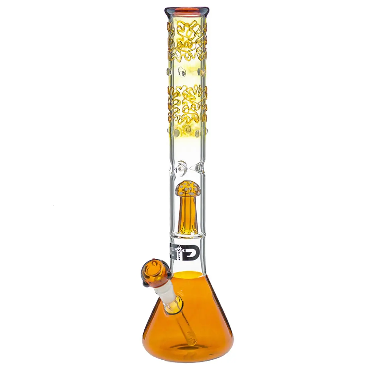 Grace bong in vetro "Playful Red Patty" 50cm