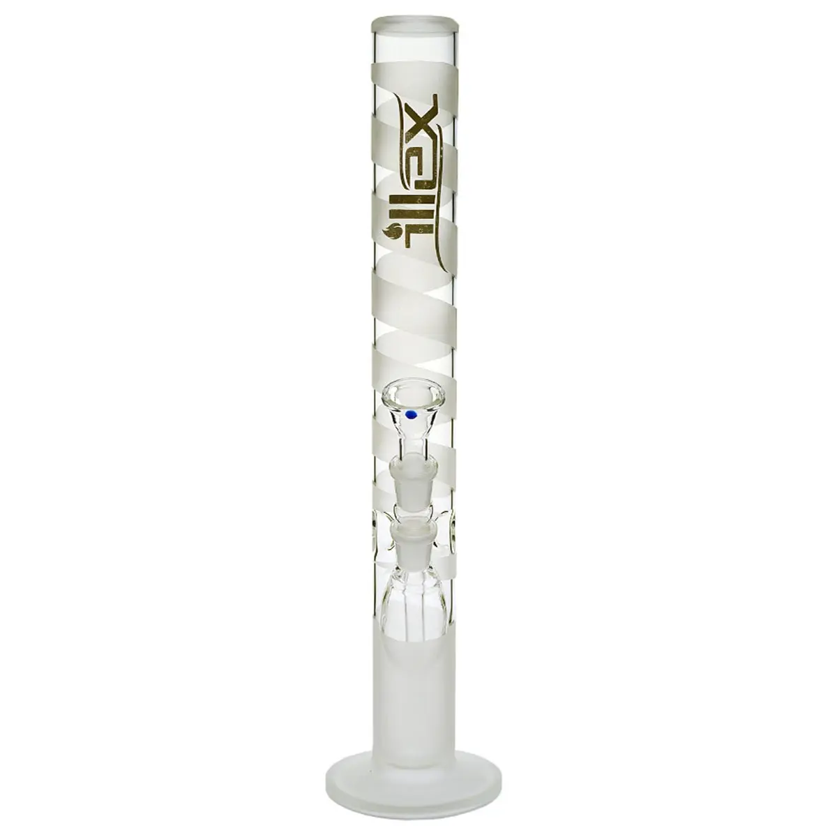 Bong in vetro sabbiato Illex 46 cm ghiaccio