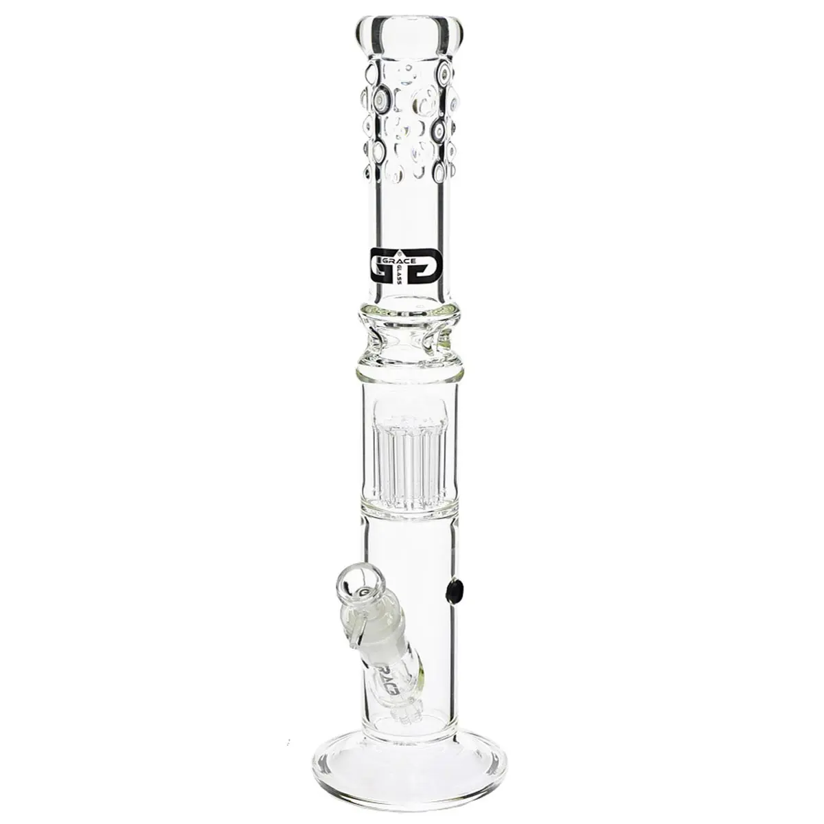 Grace bong in vetro "Bling Bling Bianca" 46 cm