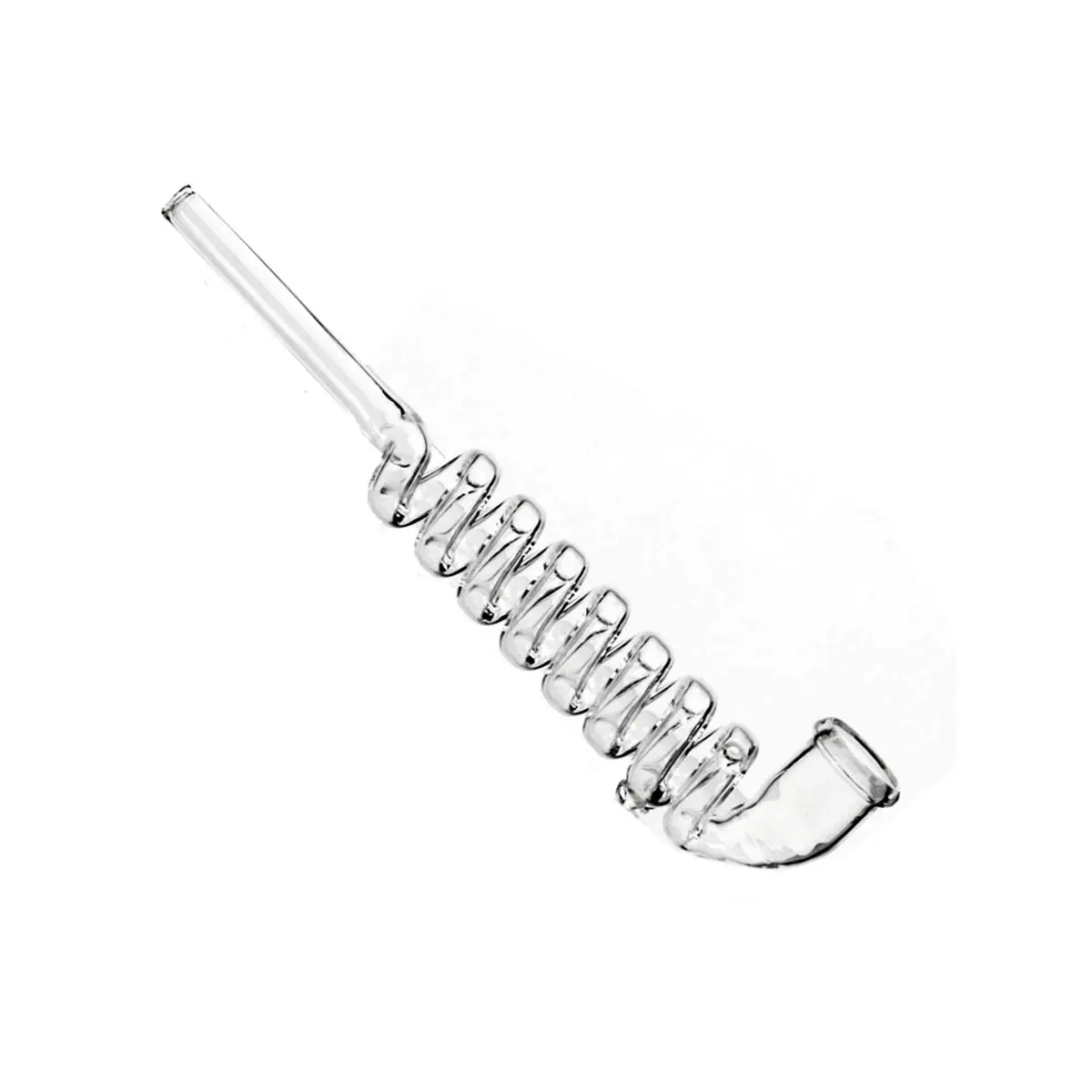 Pipa di vetro 'Spirale' 17cm