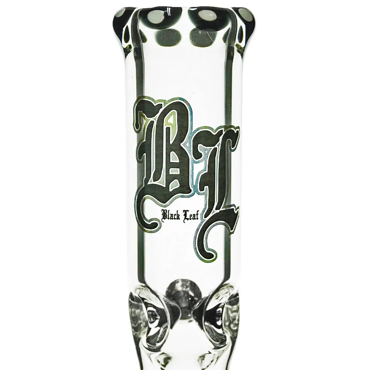 Black Leaf 9mm Bong "Solid Smokynator" - black